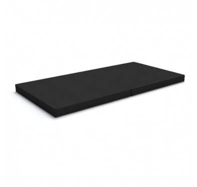 Foldable mattress 160x80x8 cm for modular Kids Sofa, black