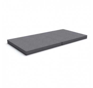 Foldable mattress 160x80x8 cm for modular Kids Sofa, grey