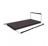 Foldable mattress 160x80x8 cm for modular Kids Sofa, anthracite