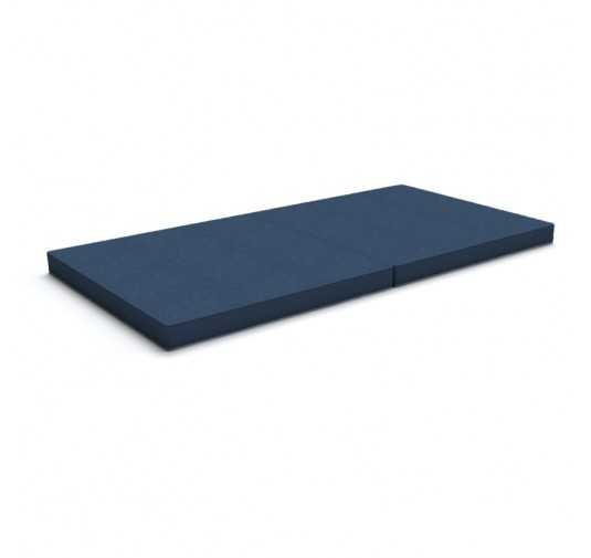 Foldable mattress 160x80x8 cm for modular Kids Sofa, dark blue