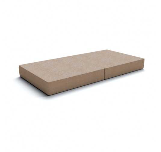 Foldable mattress 160x80x15 cm for modular Kids Sofa, beige