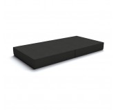 Foldable mattress 160x80x15 cm for modular Kids Sofa, black