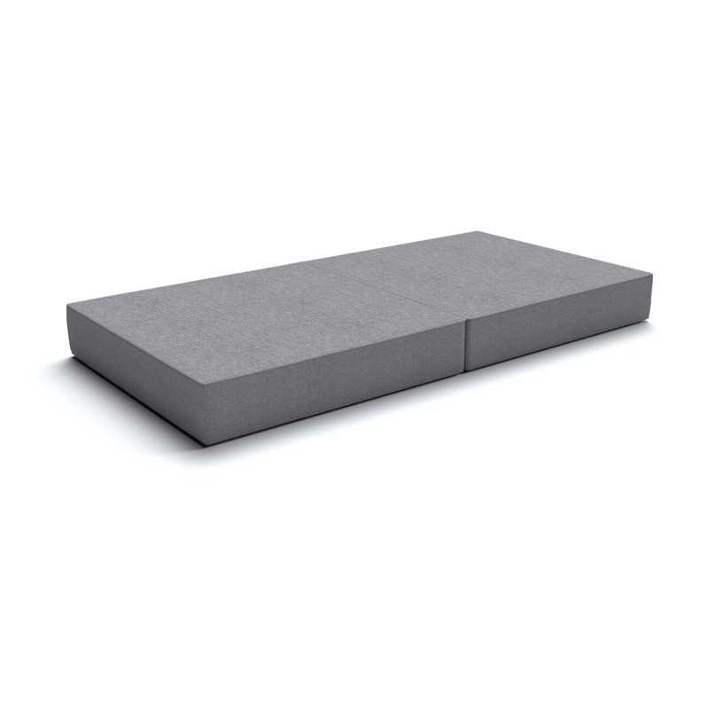 Foldable mattress 160x80x15 cm for modular Kids Sofa, grey