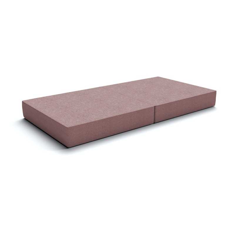 Foldable mattress 160x80x15 cm for modular Kids Sofa, pink