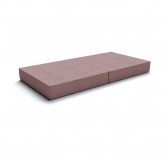 Foldable mattress 160x80x15 cm for modular Kids Sofa, pink