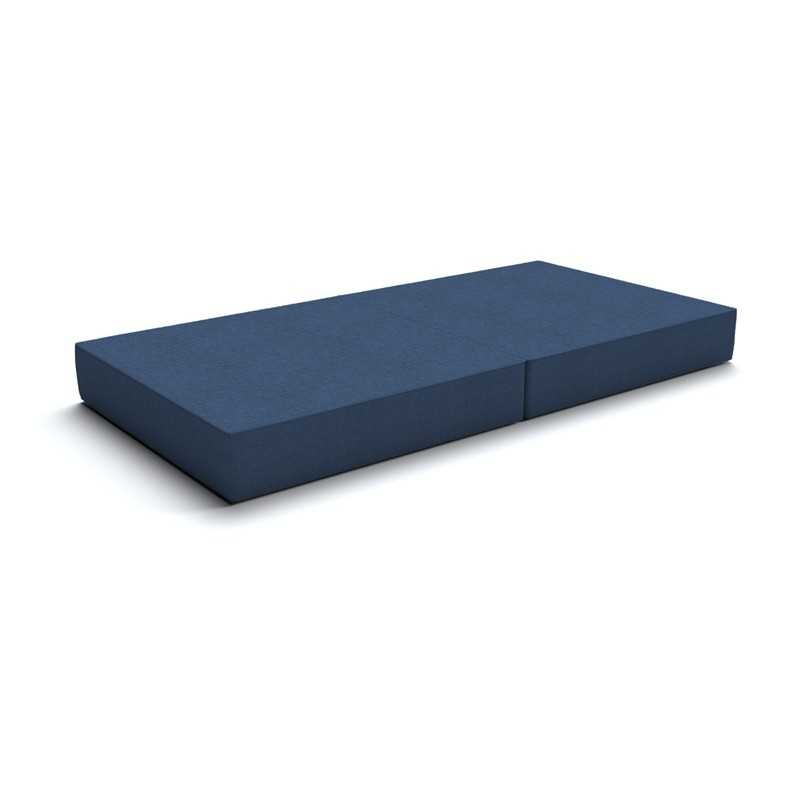 Foldable mattress 160x80x15 cm for modular Kids Sofa, dark blue