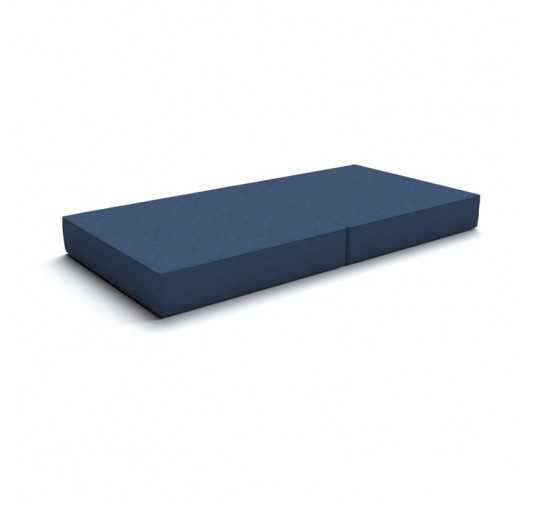 Foldable mattress 160x80x15 cm for modular Kids Sofa, dark blue