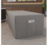 Cover for folding mattress 140x195x15 cm, Grey