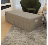 Cover for folding mattress 160x195x15 cm, Grey