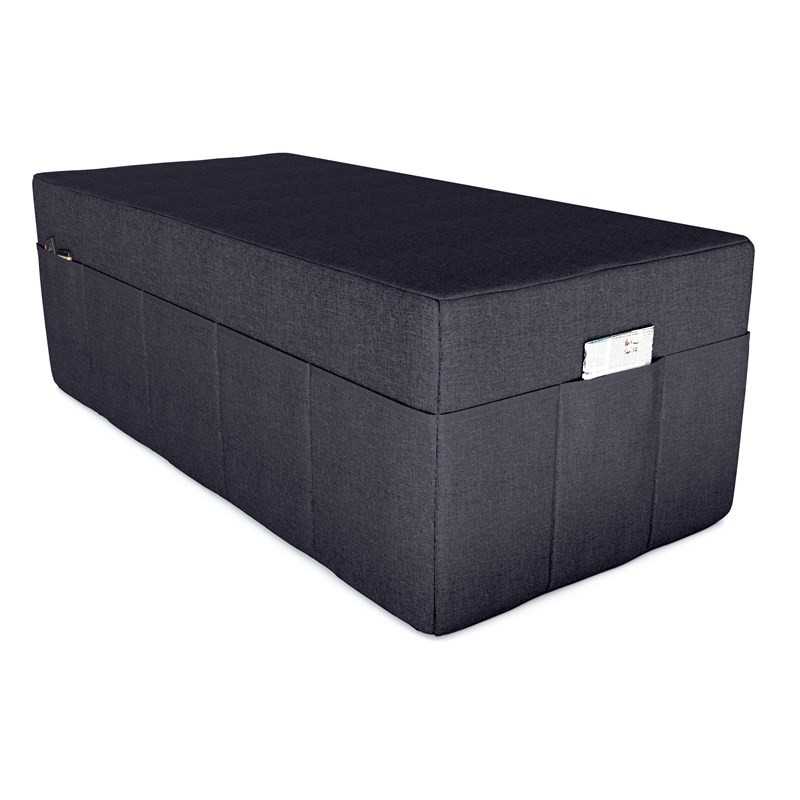 Cover for folding mattress 140x195x15 cm, Anthracite