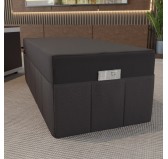 Cover for folding mattress 140x195x15 cm, Anthracite