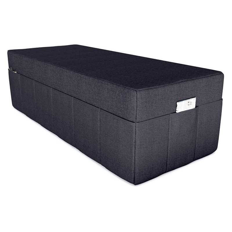 Cover for folding mattress 160x195x15 cm, Anthracite
