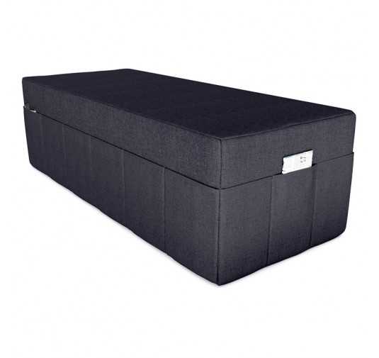 Cover for folding mattress 160x195x15 cm, Anthracite