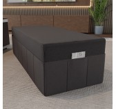 Cover for folding mattress 160x195x15 cm, Anthracite