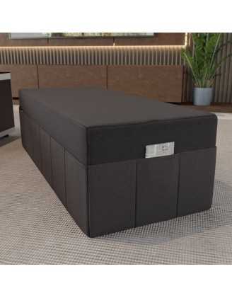 Cover for folding mattress 160x195x15 cm, Anthracite