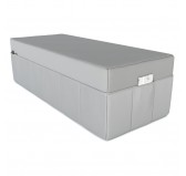 Water-resistant folding mattress cover 160x195x15 cm, Grey