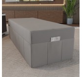 Water-resistant folding mattress cover 160x195x15 cm, Grey