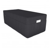 Cover for folding mattress 140x195x15 cm, Black