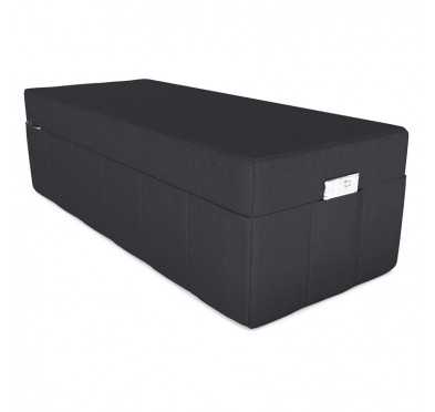 Cover for folding mattress 160x195x15 cm, Black