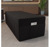 Cover for folding mattress 160x195x15 cm, Black