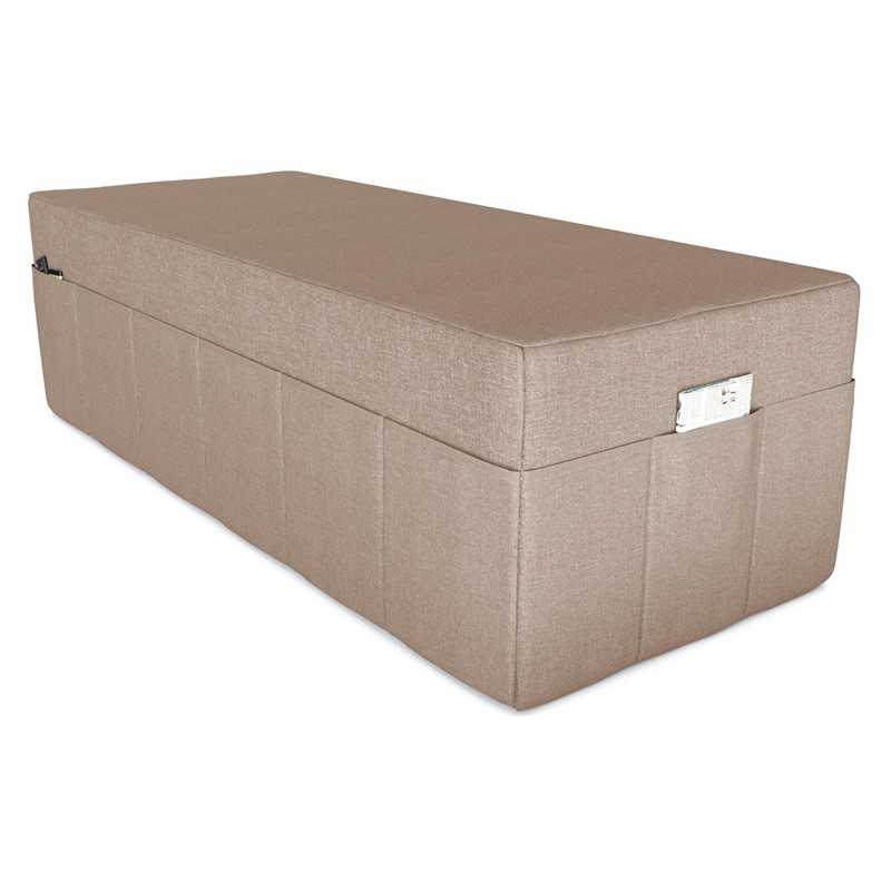 Cover for folding mattress 160x195x15 cm, Beige