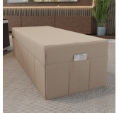 Cover for folding mattress 160x195x15 cm, Beige