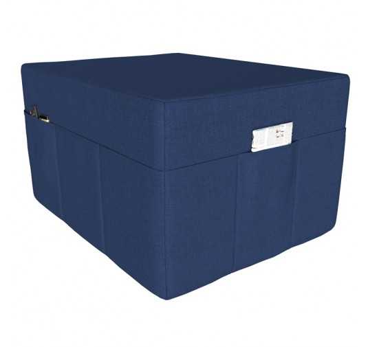 Cover for folding mattress 80x195x15 cm, Dark Blue