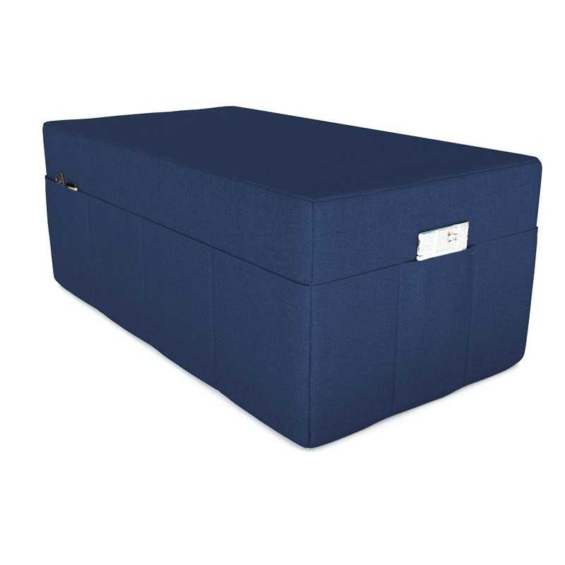 Cover for folding mattress 120x195x15 cm, Dark Blue