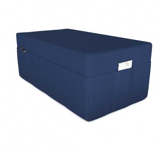 Cover for folding mattress 120x195x15 cm, Dark Blue