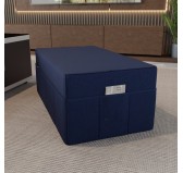 Cover for folding mattress 120x195x15 cm, Dark Blue