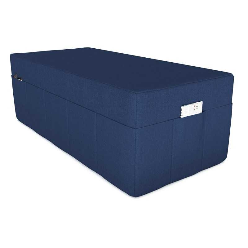 Cover for folding mattress 140x195x15 cm, Dark Blue