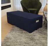 Cover for folding mattress 140x195x15 cm, Dark Blue