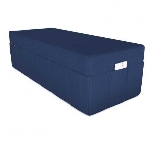 Cover for folding mattress 160x195x15 cm, Dark Blue