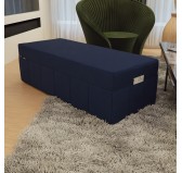 Cover for folding mattress 160x195x15 cm, Dark Blue