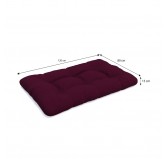 Set of 6 Pallet Cushions, 2x Seat + 2x Backrest + Side Cushion + Deco Cushion, Quilted, Violet
