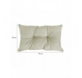 Garden Chair Back Cushion Beige 70x40