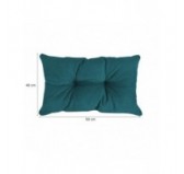 Garden Chair Back Cushion Dark Green 50x40