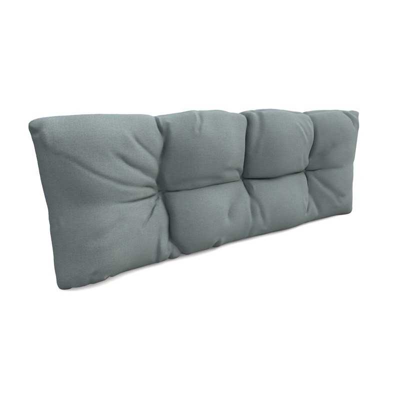 Pallet Garden Quilted Backrest Cushion 120x40x12 cm Blue