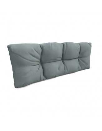 Pallet Garden Quilted Backrest Cushion 120x40x12 cm Blue