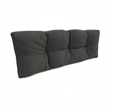 Pallet Garden Quilted Backrest Cushion 120x40x12 cm Anthracite
