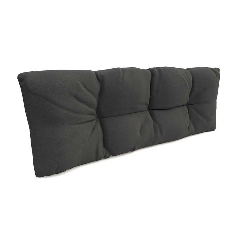 Pallet Garden Quilted Backrest Cushion 120x40x12 cm Anthracite