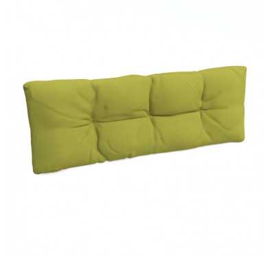 Pallet Backrest Cushion, Quilted, 120x40x12 cm, Lime
