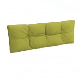 Pallet Backrest Cushion, Quilted, 120x40x12 cm, Lime