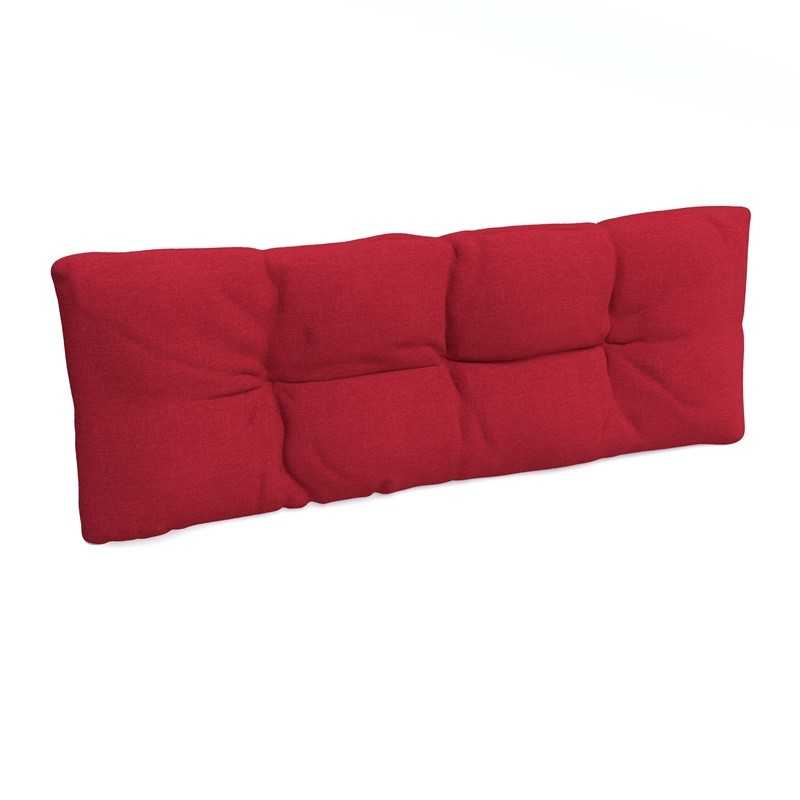 Pallet Backrest Cushion, Quilted, 120x40x12 cm, Red