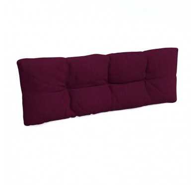 Pallet Backrest Cushion, Quilted, 120x40x12 cm, Violet