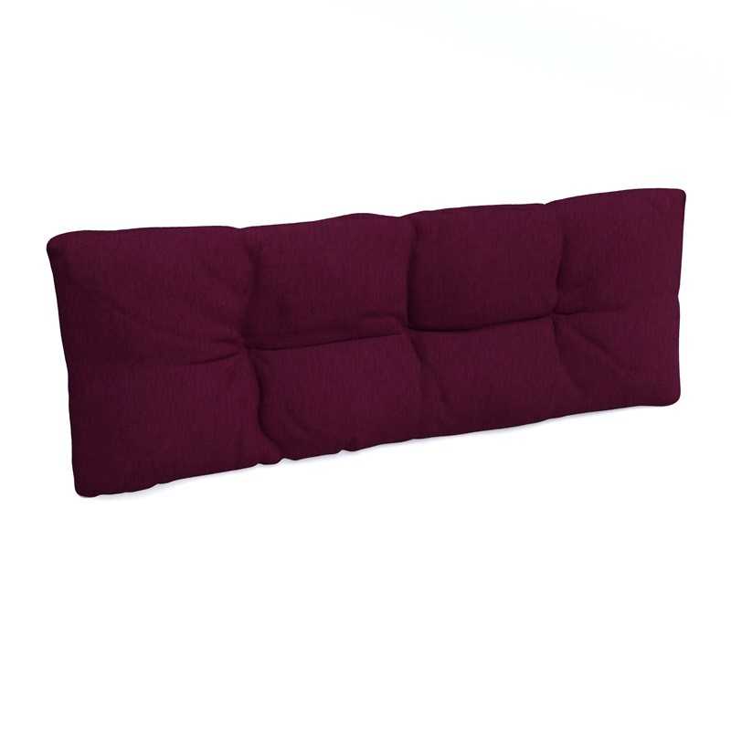 Pallet Backrest Cushion, Quilted, 120x40x12 cm, Violet