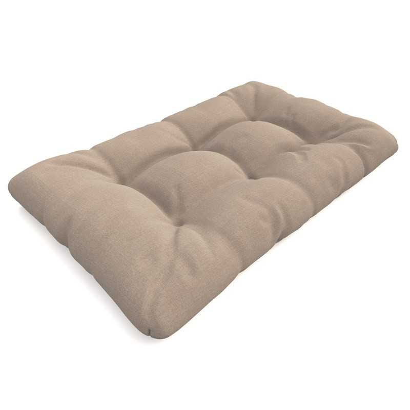Pallet Garden Quilted Seat Cushion 120x80x15 Beige
