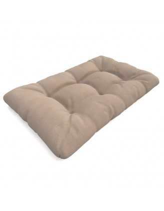 Pallet Garden Quilted Seat Cushion 120x80x15 Beige