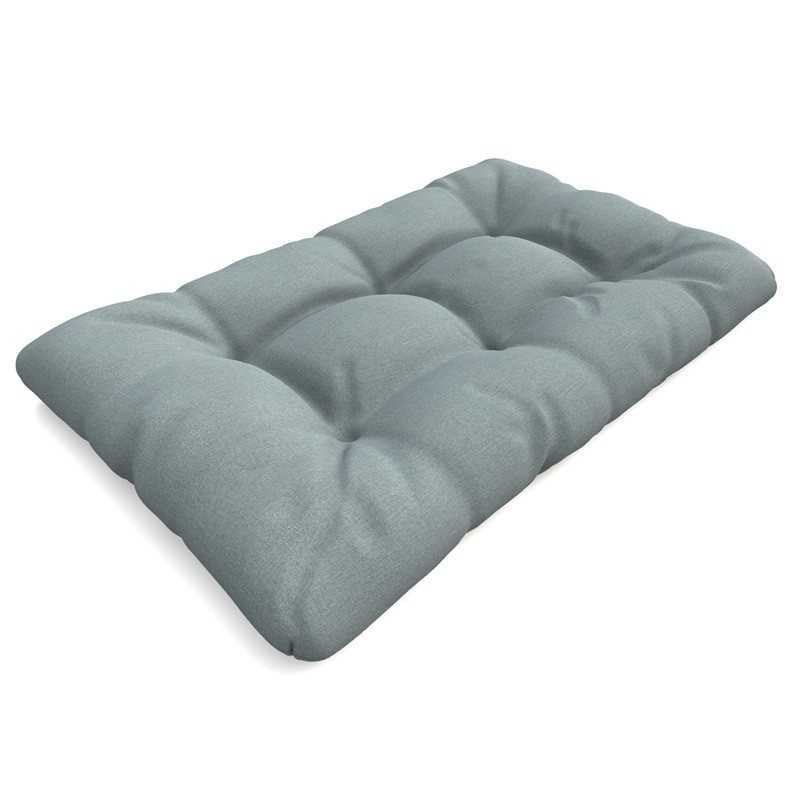 Pallet Garden Quilted Seat Cushion 120x80x15 Blue