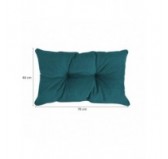 Garden Chair Back Cushion Dark Green 70x40